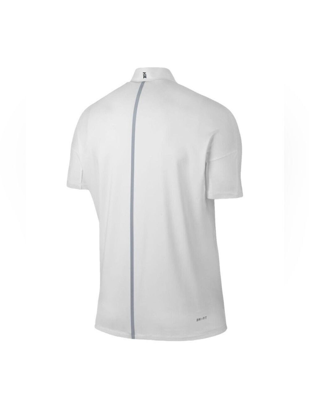 Nike Tiger Woods Velocity Max Blocked Polo White 833163-100 Sz 2XL Canada Logo